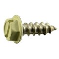 Midwest Fastener Sheet Metal Screw, #8 x 1/2 in, Painted 18-8 Stainless Steel Hex Head Combination Drive, 20 PK 71081